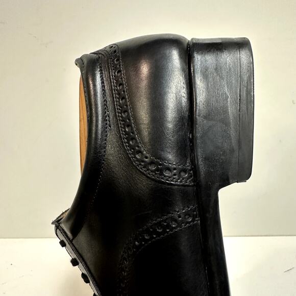 EXCELLENT J.M. Weston 607 Richelieu Oxford Wingtip Black France UK 7.5 / US 8.5 - Picture 10 of 14